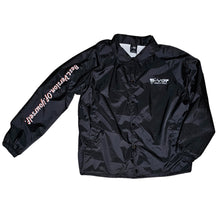 Load image into Gallery viewer, &#39;Blessed&#39; Version Of Yourself coach Jacket Black