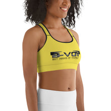 Load image into Gallery viewer, B-VOY Premium Moisture Wicking Sports Bra Yellow