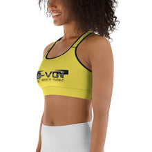 Load image into Gallery viewer, B-VOY Premium Moisture Wicking Sports Bra Yellow